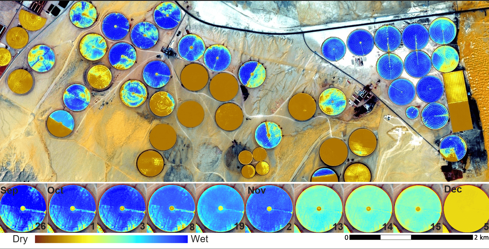 cubeSat-based crop water use monitoring 